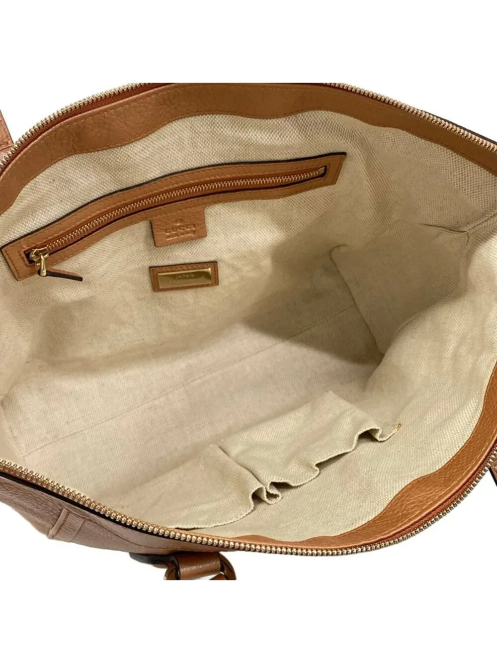 ★SOLD★ Gucci Handbag Soho Light Brown Leather - Picture 7 of 15
